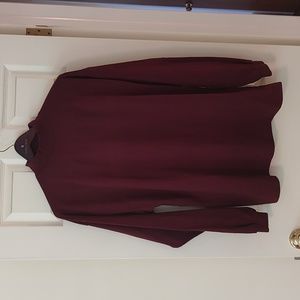 Eddie Bauer mock neck long sleeve shirt. New. Size large.